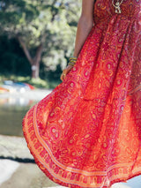 Iris Sun Dress - Red MAXI DRESSES ISLE OF WILD 