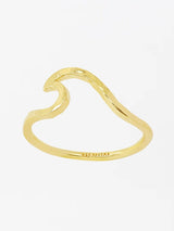 Textured Wave Ring - Gold RINGS MIDSUMMER STAR 