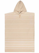 Classic Stripe Hooded Poncho - Sand HOODED TOWEL SAND CLOUD 
