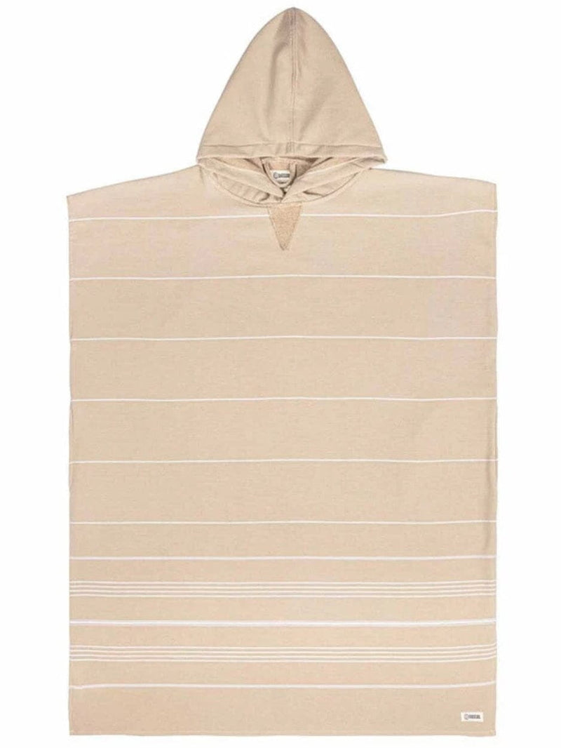 Classic Stripe Hooded Poncho - Sand HOODED TOWEL SAND CLOUD 