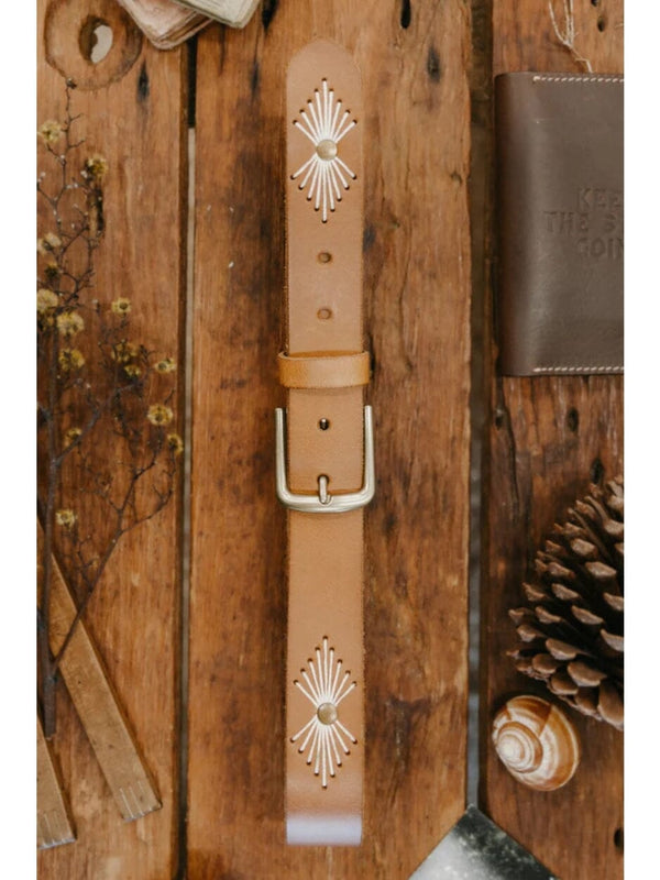 Soleil - Handcrafted Leather Waist Belt BELT OTTWAY THE LABEL 