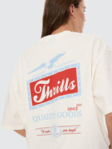 Make Em Tough Oversized Tee - Dirty White T-SHIRT THRILLS 