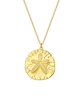 Sand Dollar Necklace in 18k Gold NECKLACES MALAKAI THE LABEL 
