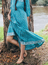 Blossom Dress - Teal MAXI DRESSES ISLE OF WILD 