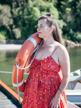 Iris Sun Dress - Red MAXI DRESSES ISLE OF WILD 