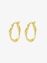 Willow Hoops Gold EARRINGS MIDSUMMER STAR 