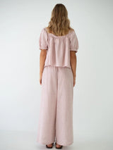Ivy Pant Dusty Rose Check PANTS THE BARE ROAD 