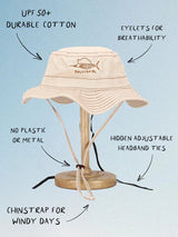 Sailfish Wide Brim BUCKET HAT PALLION POINT 