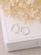 Willow Hoops - Silver EARRINGS MIDSUMMER STAR 