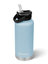 950mL Insulated Drink Bottle w/ Straw Lid - BPA and Toxic Free - Bay Blue INSULATED DRINK BOTTLE PROJECT PARGO 