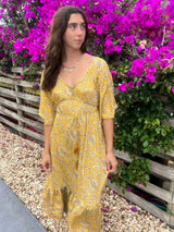 Sunflower Dress - Sun MIDI DRESS ISLE OF WILD 