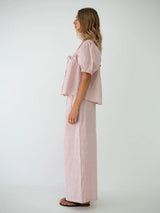 Ivy Pant Dusty Rose Check PANTS THE BARE ROAD 