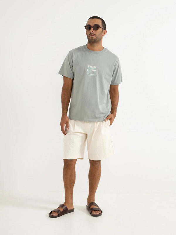 Slide Ss T-Shirt - Seafoam T-SHIRT RHYTHM 