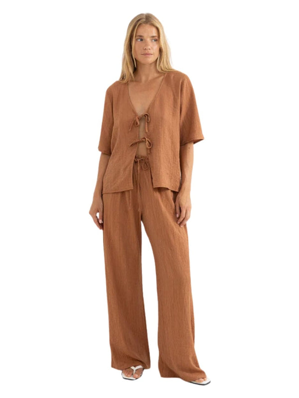 Airlie Beach Pant - Almond PANTS RHYTHM 
