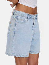 Billie Low Rise Baggy Embro Short - Serenity Blue SHORTS THRILLS 