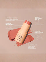 SPF 50 Natural Lip & Cheek Tint - Coral LIP & CHEEK TINT AVOCADO ZINC 