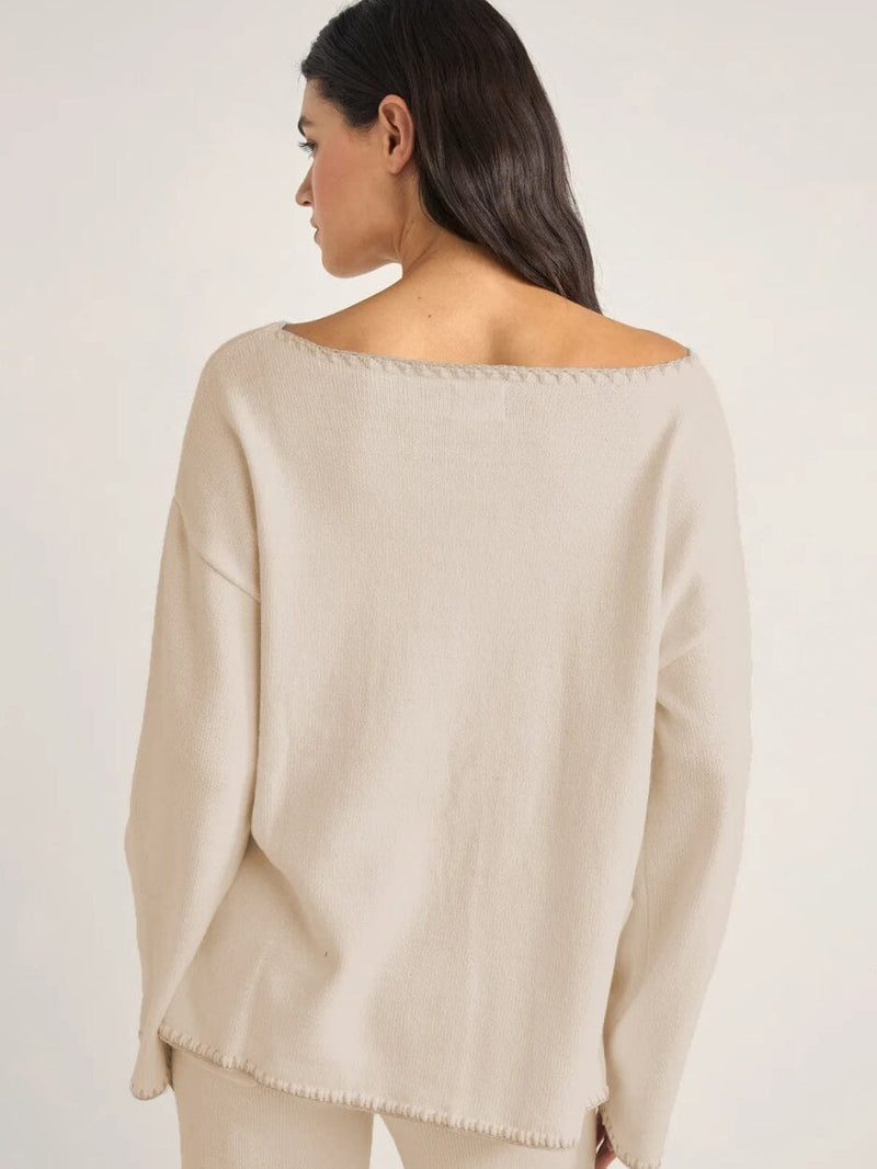 Bondi Knit Jumper - Natural JUMPER RHYTHM 