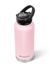 950mL Insulated Drink Bottle w/ Straw Lid - BPA and Toxic Free - Marshmallow Pink