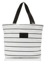 Day Tripper Pinstripe - Black/White TOTE BAG ALOHA COLLECTION 