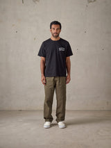 Surf Shop Cafe Tee - Black T-SHIRT McTAVISH 