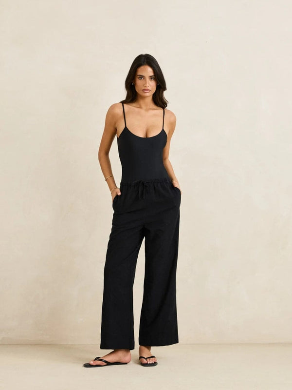 Classic Drawstring Pant - Black PANTS RHYTHM 