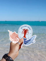 Sticker - Crayfish Pun STICKERS SAILFISH CREATIVE 
