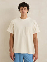 Vintage Terry Ss T-Shirt - Natural T-SHIRT RHYTHM 