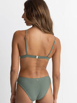 Classic Bralette Top - Olive SWIM TOP RHYTHM 