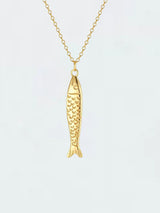 Sardine Necklace in 18k Gold NECKLACES MALAKAI THE LABEL 