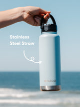 1200mL Insulated Drink Bottle w/ Straw Lid - BPA and Toxic Free - Bay Blue INSULATED DRINK BOTTLE PROJECT PARGO 