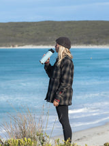 750mL Insulated Drink Bottle w/ Straw Lid - BPA and Toxic Free - Bay Blue INSULATED DRINK BOTTLE PROJECT PARGO 