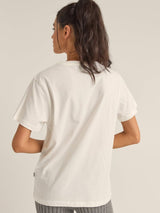 Logo Boyfriend T-Shirt - White T-SHIRT RHYTHM 