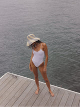 Classic Minimal One Piece - White ONE PIECE RHYTHM 