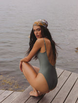 Classic Minimal One Piece - Olive ONE PIECE RHYTHM 