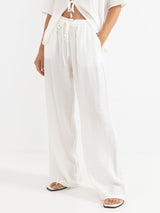 Airlie Beach Pants - White PANTS RHYTHM 