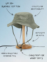 Wide Brim Mahi Mahi Hat - Sage BUCKET HAT PALLION POINT 