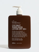 Coconut Sunscreen 400ml SPF 50+ SUNSCREEN WE ARE FEEL GOOD INC 