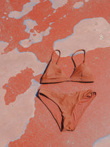Classic Bralette Top - Rust SWIM TOP RHYTHM 