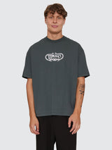 Double Time Oversize Box Tee - Petrol T-SHIRT THRILLS 