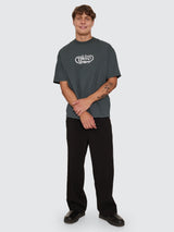 Double Time Oversize Box Tee - Petrol T-SHIRT THRILLS 