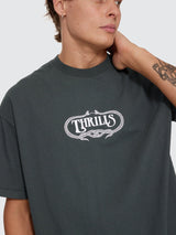 Double Time Oversize Box Tee - Petrol T-SHIRT THRILLS 
