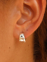 Mia Baby Sapphire Silver Hoops EARRINGS TONIMAY 
