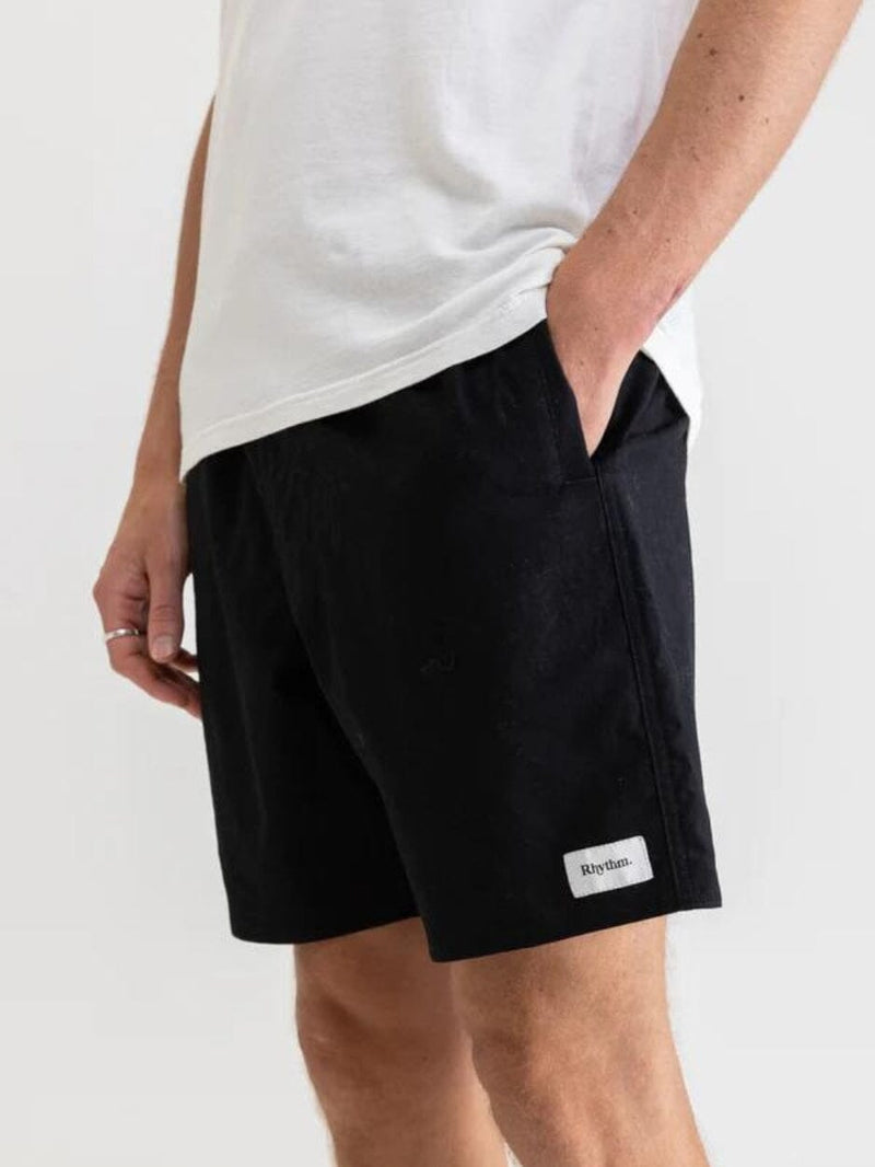 Classic Linen Jam Vintage - Black SHORTS RHYTHM 