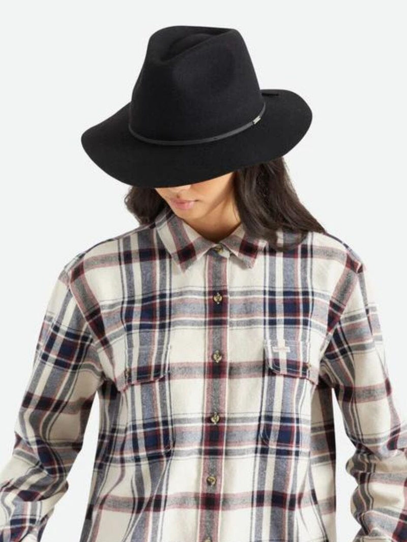 Wesley Fedora - Black FEDORAS BRIXTON 