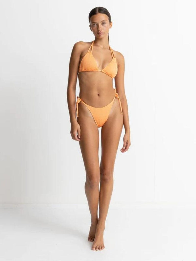 Breeze Tie Side Hi Cut Pant - Orange SWIM BOTTOMS RHYTHM 