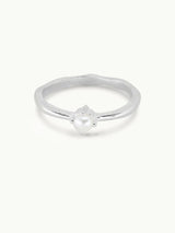 June Pearl Silver Birthstone Ring RINGS TONIMAY 