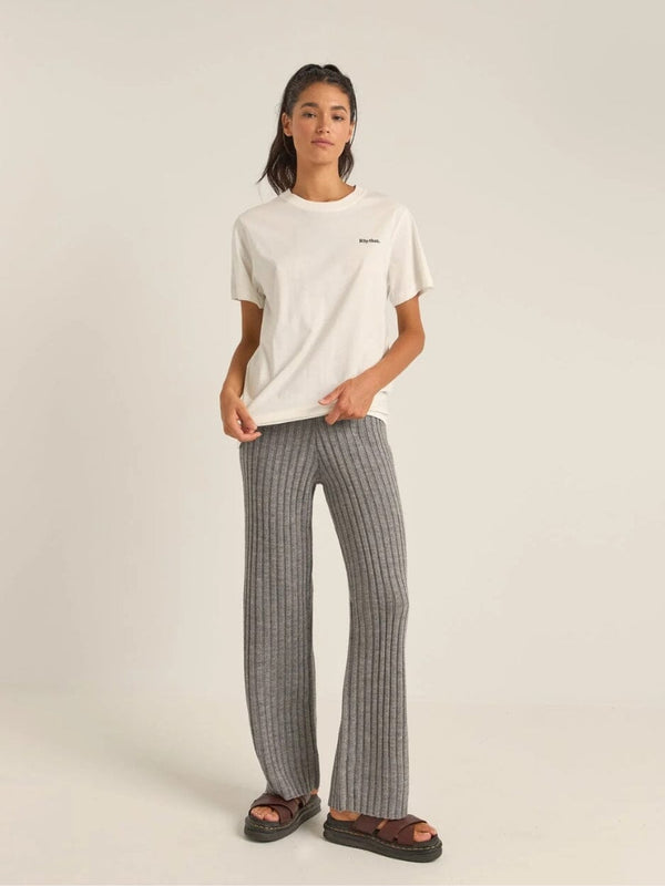 Logo Boyfriend Tee - White T-SHIRT RHYTHM 