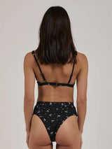 Nightshade 90's High Cut Bikini Bottom - Black SWIM BOTTOMS THRILLS 