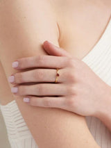 January Garnet Birthstone Ring - Gold RINGS TONIMAY 