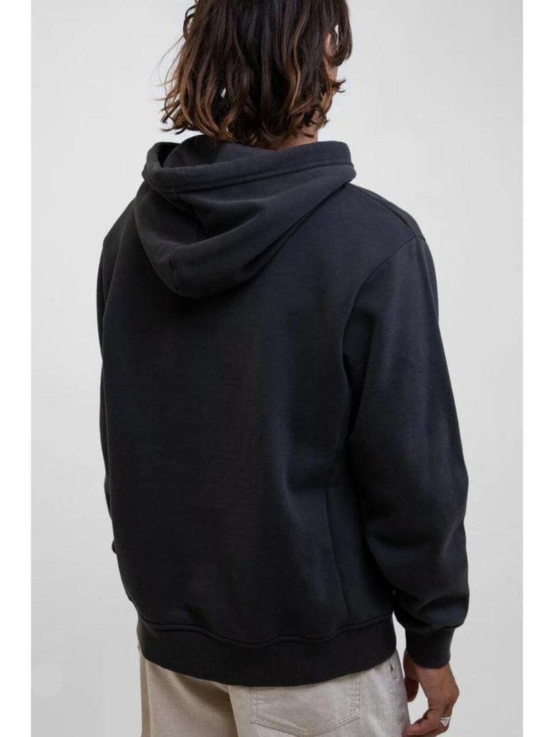 Classic Fleece Hood - Vintage Black JACKETS RHYTHM 